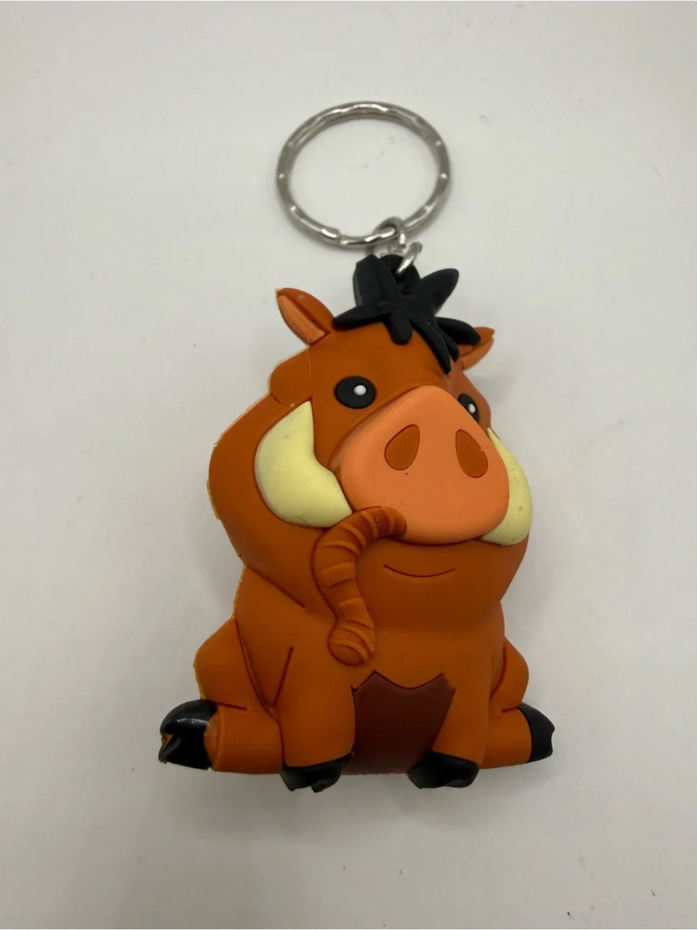 Blind Bag Disney The Lion King Pumbaa 3-D House Figural Keychain Keyring